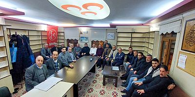 Başkan Öztürk MHP İlçe Teşkilatına Çalışmalarını Anlattı