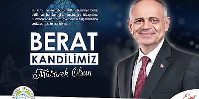 Başkan Öztürk'ten Berat Kandili Kutlama Mesajı