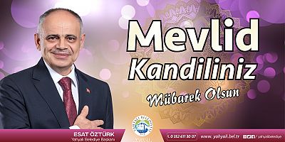 Başkan Öztürk’ten Mevlid Kandili Kutlama Mesajı
