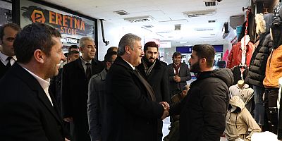Başkan Palancıoğlu Çarşı Esnafıyla Buluştu
