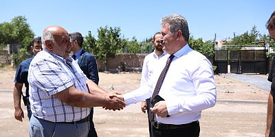 Başkan Palancıoğlu Erenköy'deki Asfalt Çalışmalarını İnceledi