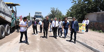 Başkan Palancıoğlu Erenköy’deki Asfalt Çalışmalarını İnceledi