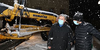 Başkan Palancıoğlu, Karla Mücadele İçin Sahadaydı