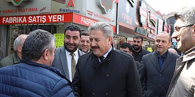 Başkan Palancıoğlu'ndan Esnaf Ziyareti