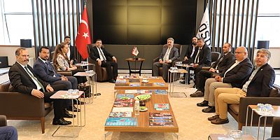 Başkan Palancıoğlu’ndan OSB Yeni Yönetimine Hayırlı Olsun Ziyareti