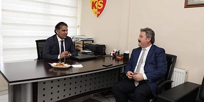 Başkan Palancıoğlu'ndan Yeni Cemiyet Başkanı Metin Kösedağ'a Tebrik