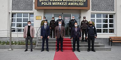 Başkan Palancıoğlu Şehit Aileleri ve Polislerle Bayramlaştı