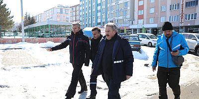 Başkan Palancıoğlu ve Teknik Ekibi Afşin’de İncelemelerde Bulundu