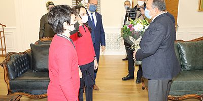 Başkan Yalçın’a Öğretmenler Günü Ziyareti