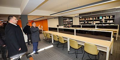 Başkan Yalçın’dan Bir Yeni Kütüphane Daha