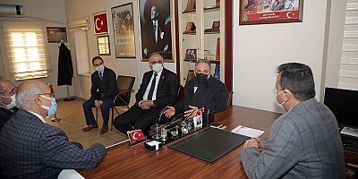 Başkan Yalçın'dan Şehitler Derneği'ne ‘Gara’ Ziyareti