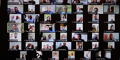 Başkan Yalçın Personel İle Online Bayramlaştı