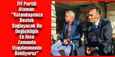 “Belediyelerimizden Çıkan Kanununun Uygulanmasını Bekliyoruz”