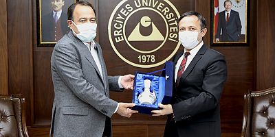 Bingöl Üniversitesi ve Binali Yıldırım Üniversitesi Rektörlerinden ERÜ Rektörü Çalış’a Ziyaret