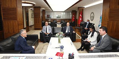 BM Mülteciler Yüksek Komiserliği Türkiye Temsilcisi’nden Büyükkılıç’a Ziyaret