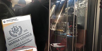 Bodrum katta nargile keyfine polis baskını