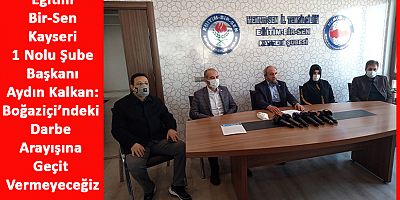 Boğaziçi’ndeki Darbe Arayışına Geçit Vermeyeceğiz