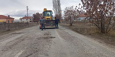 Bünyan Belediyesi Bozulan Yolların Onarımı İçin Harekete Geçti