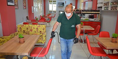 Bünyan’da İş Yerleri Dezenfekte Edildi