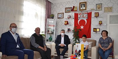 Bünyan'da Şehit Ailelerine Bayram Ziyareti