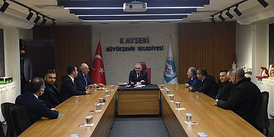 Büyükkılıç’a Kayseri Oto Sanatkârları Odası’ndan Teşekkür Ziyareti