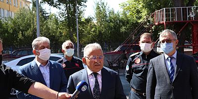 Büyükkılıç’tan İtfaiyeye Teşekkür Ziyareti