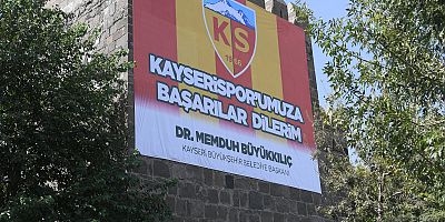 Büyükkılıç'tan Şehrin Takımına “Pankartlı” Destek