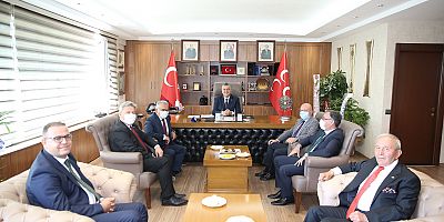 Büyükkılıç ve Başkanlardan MHP’nin Yeni İl Başkanına “Hayırlı Olsun” Ziyareti