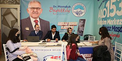 Büyükşehir Alo 153 ve Beyaz Masa, 4. Kayseri Kitap Fuarı’nda