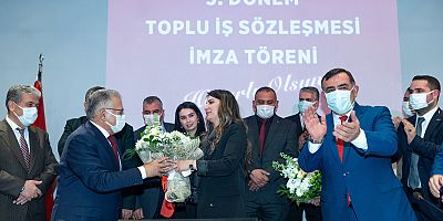 Büyükşehir’de Bayram Havasında Toplu İş Sözleşmesi Töreni