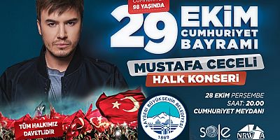 Büyükşehir'den 29 Ekim’e Özel Konser
