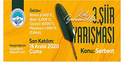 Büyükşehir’den Anlamlı Şiir Yarışması