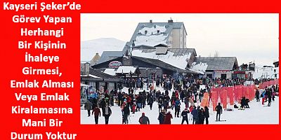 Büyükşehir’den Erciyes’teki 18 İş Yerinin Kiralanmasına Yönelik Açıklama