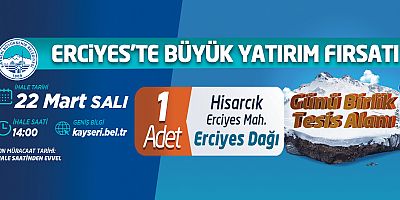 Büyükşehir’den İhale
