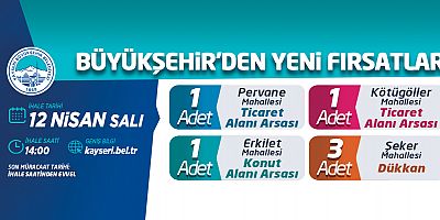 Büyükşehir’den İhaleler