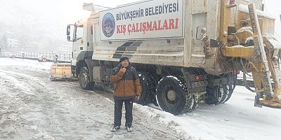 Büyükşehir’den Kırsalda Özverili Kış Çalışması