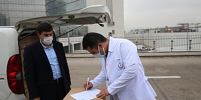 Büyükşehir’den Şehir Hastanesi’ne 3 Bin Adet Hazır Paket Su