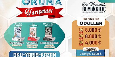 Büyükşehir’in 4'üncü Kitap Okuma Yarışmasına Başvurular Başladı