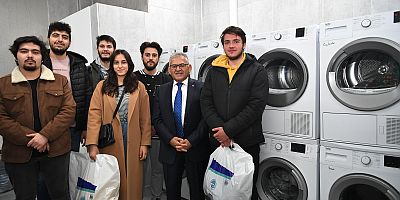 Büyükşehir’in Çamaşır Yıkama Merkezi Öğrenciler Tarafından Takdir Topluyor