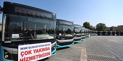 Büyükşehir’in Ulaşım Filosuna 24 Yeni Otobüs Katıldı