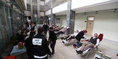 Büyükşehir Personelinden “Kan Bağışı” Seferberliği