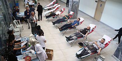 Büyükşehir Personelinden Kan Bağışı