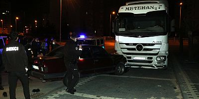 Çaldığı Otomobille Kaza Yapınca Yakalandı