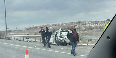 Çevreyolda TIR Otomobile Çarptı: 1 Yaralı