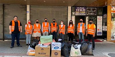 CHP Gençlik Kolları ve Şerife Bacı Kadın Platformu’ndan Yangın Bölgesine Yardım
