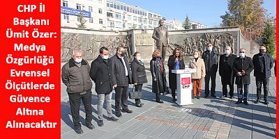 CHP İl Başkanı Ümit Özer: Özgürlüklerin En Çok Gerilediği Ülke Olduk