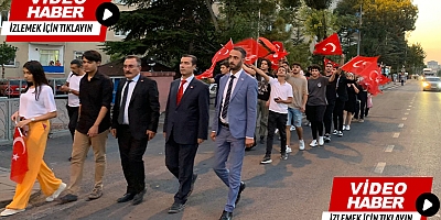 CHP Kayseri Gençliği 30 Ağustos Yürüyüşü ile Milli Bayram Şuurunu Hatırlattı
