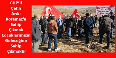 CHP Kayseri Milletvekili Çetin Arık Taş Ocağına Tepki Gösteren Vatandaşlarla Buluştu
