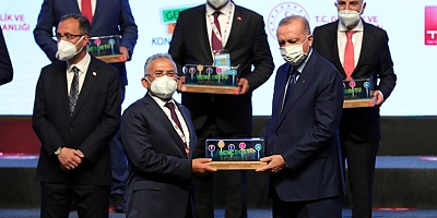 Cumhurbaşkanı Erdoğan’dan Kayseri Büyükşehir’e Ödül
