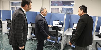 Develi’de E-Sınav Merkezi Hizmete Başladı